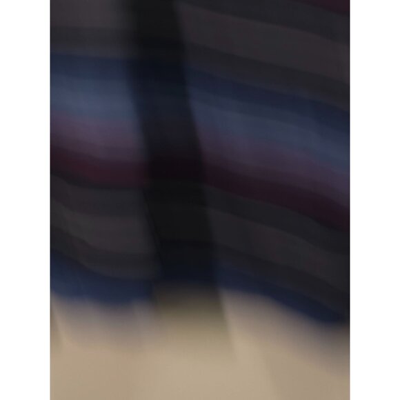 Ben Hogan Performance Polo Shirt Ventilated Striped Navy/Blue/Red L - Picture 4 of 8